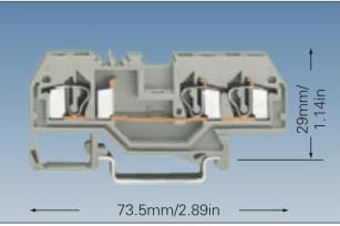 WD1-4B 笼式弹簧接线端子系列